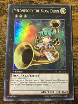 Melomelody the Brass Djinn YS12-EN042 XYZ Symphony 1st Edition LP - Image 1