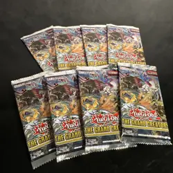 8x Konami Yu-Gi-Oh! TCG The Grand Creators Booster Pack - 7 Cards Per Pack - Image 1