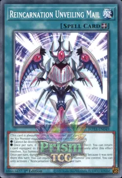 1st Ed Reincarnation Unveiling Mail ROTA-EN049 Yugioh - Image 1