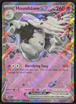 Houdstone EX Scarlet Violet Black Star Promo Pokemon Card SVP 162 (NM) - Image 1