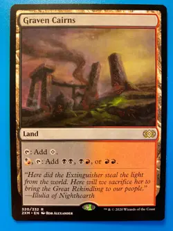 MTG 1x Graven Cairns # 320 Double Masters Modern Magic the Gathering Card x1 NM - Image 1