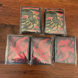 CARD SLEEVES 65CT SEALED POKEMON Lot of 5 - Image 1
