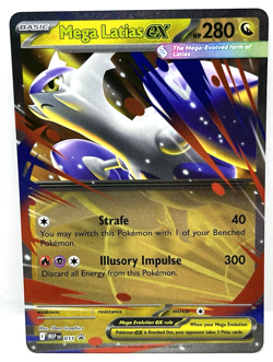 Mega Latias ex - MEP 011 Mega Evolution Black Star Promo Pokemon TCG Card - Image 1