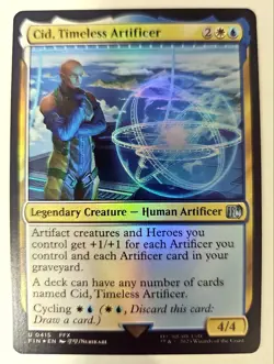Cid, Timeless Artificer FOIL MTG Final Fantasy X Crossover Card M/ NM - Image 1