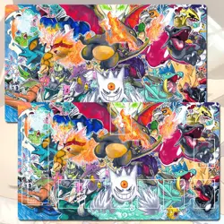 Pokemon Table Playmat TCG CCG Mouse Pad Trading Card Game Mat Mousepad - Image 1