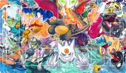 Pokemon Table Playmat TCG CCG Mouse Pad Trading Card Game Mat Mousepad - Image 5