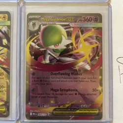 Pokemon TCG 4 Card Set MEGA EVOLUTIONS EX MEGA EX EX-NM - Image 2