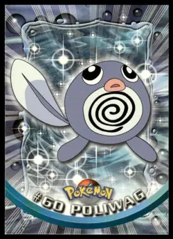 Poliwag Pokemon Topps 1999 TV Animation Edition #60 Vintage Card - Image 1