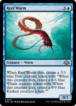 Reef Worm (REGULAR) x1 - MTG Modern Horizons 3 MH3 #271 - Image 1
