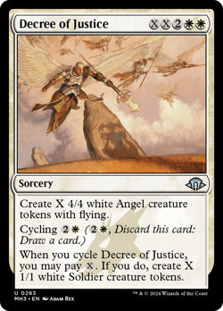 Decree of Justice (REGULAR) x1 - MTG Modern Horizons 3 MH3 #263 - Image 1