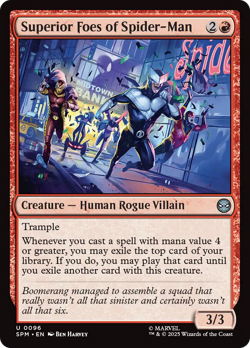 Superior Foes of Spider-Man (FOIL) x1 - MTG Marvel's Spider-Man SPM #96 - Image 1