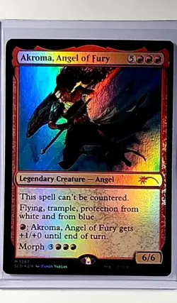 MTG Magic The Gathering Secret Lair Drop Series Foil #1287 Akroma Angel of Fury - Image 1