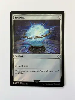 Sol Ring (0358) (Surge Foil) Commander: Final Fantasy Surge Foil NM MTG - Image 1