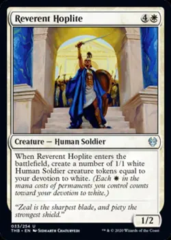 Reverent Hoplite - Near Mint MTG Theros Beyond Death - Image 1