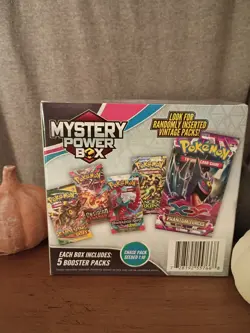 Pokemon MYSTERYPOWER BOX (5 Booster Packs) *Sealed* Exclusive Pack Seeded 1:10 - Image 2