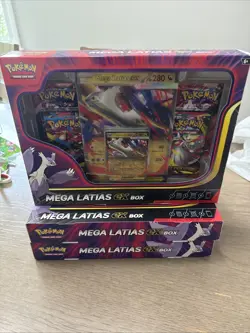 Pokemon Mega Evolution Mega Latias EX Box (3) IN HAND!!! - Image 1