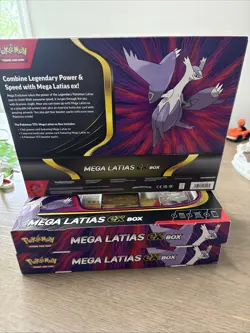 Pokemon Mega Evolution Mega Latias EX Box (3) IN HAND!!! - Image 2
