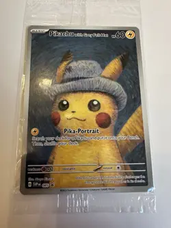 Pokemon SVP #085 Pikachu with Grey Felt Hat - Van Gogh Promo SEALED - Image 1