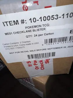Pokemon Mega Evolution Blister Pack box each box CASE FRESH FREE SHIP TODAY! USA - Image 1