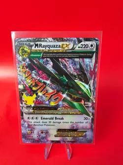 POKEMON TCG MEGA M RAYQUAZA EX 76/108 HOLO NM CELEBRATIONS - Image 1