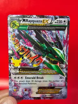 POKEMON TCG MEGA M RAYQUAZA EX 76/108 HOLO NM CELEBRATIONS - Image 5