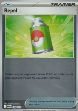 POKEMON - REPEL - 126/132 - MEGA EVOLUTION - REVERSE HOLO - Image 1