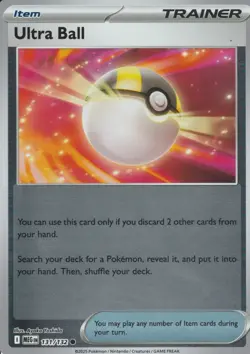 POKEMON - ULTRA BALL - 131/132 - MEGA EVOLUTION - REVERSE HOLO - Image 1