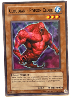 YuGiOh! - Cloudian - Poison Cloud - GLAS-EN009 - Unlimited - Common - Image 1