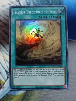Yugioh Flawless Perfection of the Tenyi Super Rare OP17-EN008 Near Mint - Image 1