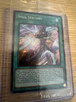 1x Yugioh Soul Servant LDS3 Limited Ed Secret Rare Card Sealed - Image 1