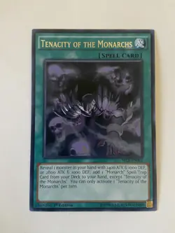 Yugioh! Tenacity of the Monarchs - SECE-EN061 - Rare - 1st Edition NM/LP - Image 1