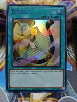 Yugioh Tuning Blue Ultra Rare LDS3-EN122 1st Ed Near Mint - Image 1