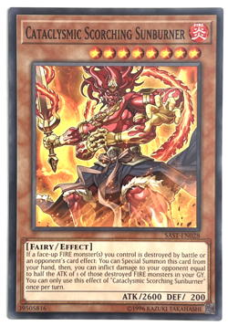 YuGiOh! - Cataclysmic Scorching Sunburner - SAST-EN028 - Unlimited - Common - Image 1