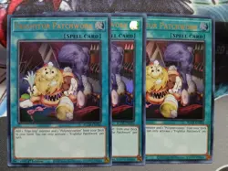 Yugioh Frightfur Patchwork X3 Ultra Rare BLCR-EN086 1st Ed Near Mint Playset - Image 1