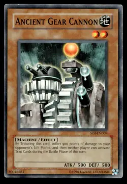 Ancient Gear Cannon Shadow of Infinity SOI-EN009 MP YuGiOh TCG | Buy 10 Get 10 F - Image 1
