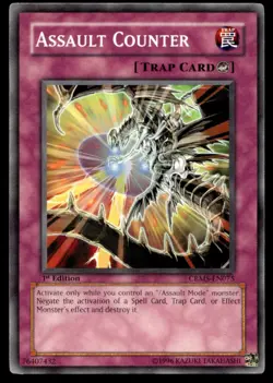 Assault Counter Crimson Crisis CRMS-EN075 MP YuGiOh TCG | Buy 10 Get 10 Free - Image 1