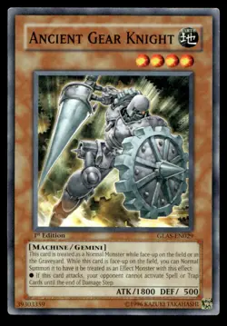 Ancient Gear Knight Gladiator's Assault GLAS-EN029 MP YuGiOh TCG | Buy 10 Get 10 - Image 1