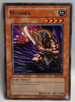 Yugioh! Mudora DCR-076 unlimited edition LP - Image 1