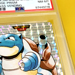 Pokemon Card Japanese【Blastoise】PSA8 No.009 Holo Prism Carddass Vending Bandai - Image 4