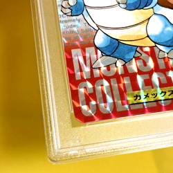Pokemon Card Japanese【Blastoise】PSA8 No.009 Holo Prism Carddass Vending Bandai - Image 5
