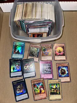 HUGE yugioh card lot LP-DMG Holos and more Z14 - Image 1