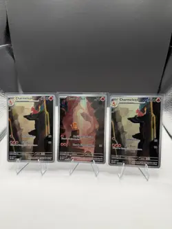 pokemon Charmeleon 3 Card 151 LOT 2x Charmeleon 1x Charmander - Image 1