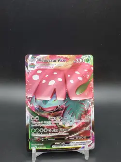 Venusaur Vmax SWSH102 Black Star Promo Ultra Rare NM Pokemon Card - Image 1