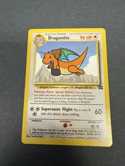 1999 Dragonite #5 Black Star Promo WB First Movie WOTC Pokemon Card - Image 2
