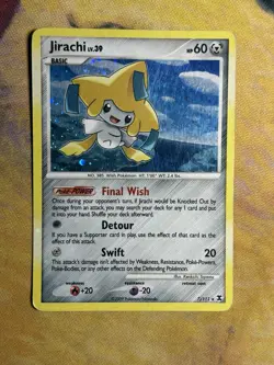Jirachi Lv. 39 7/111 Holo Rare Rising Rivals Pokemon TCG 2009 Card - Image 2