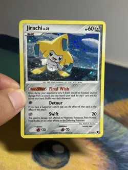 Jirachi Lv. 39 7/111 Holo Rare Rising Rivals Pokemon TCG 2009 Card - Image 3