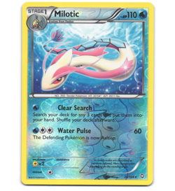 Pokemon 2012 Light Play Milotic Dragons Exalted REVERSE 28/124 Card - Image 1