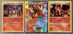 Volcanion Rare Pokemon Card Lot XY164 26/114 25/124 Black Star Promo, Ultra Rare - Image 1