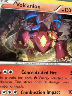 Volcanion Rare Pokemon Card Lot XY164 26/114 25/124 Black Star Promo, Ultra Rare - Image 3