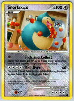 Snorlax 33/111 (League Promo) Promo League & Championship Cards 033/111 NM - Image 1